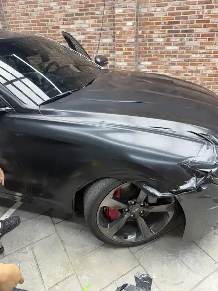 G70 사틴블랙으로 느낌 바꾸기(동탄 랩핑, 화성 랩핑) / 경기 화성 시공 사진