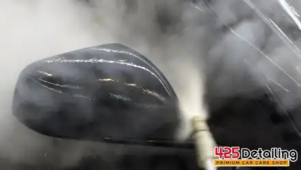 군포 송정지구 테슬라 모델 X 앞 유리 유막 제거 발수코팅 및 디테일링 세차 후기 / 경기 군포 시공 사진