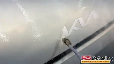 군포 송정지구 기아 EV3 유막 제거 발수코팅 및 디테일링 세차 후기 / 경기 군포 시공 사진