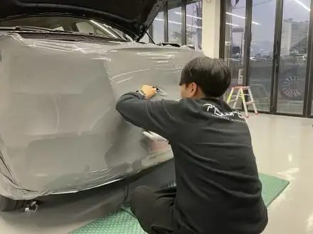신규 고광택 필름 입점!! 링컨 네비게이터 전체랩핑 / 광주 서구 시공 사진