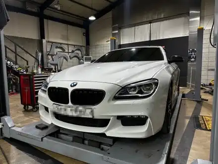 일산 BMW 640d 카본티퓨저 장착 카본배기팁 장착 하였습니다. / 경기 화성 시공 사진