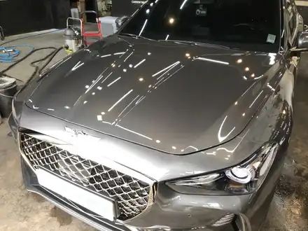 김포버블스팀세차/광택/유리막코팅 제네시스 G70 카뉴워시 김포본점 풀 디테일링세차와 프로텍터코팅 적극 추천! / 경기 김포 양촌 시공 사진