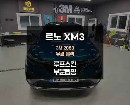 공주랩핑 XM3 루프스킨 가격 비용보다 중요한 것? / 아산 음봉면 시공 사진