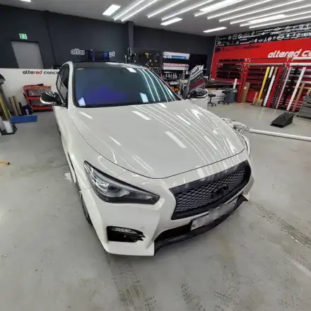 Q50 루프스킨 시공 + 재방문의사 있음? 평택랩핑샵 / 평택, 안성, 오산 시공 사진