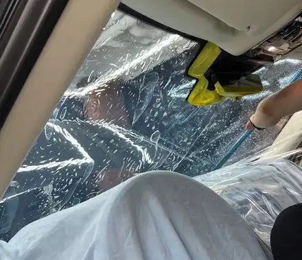 레인지로버 보그 : 하버캠프썬팅 세라믹본드에 윈드쉴드까지 완벽하게! / 성남 판교 수정구 시공 사진
