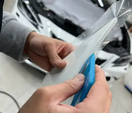 앞범퍼PPF 재시공에서 업체를 바꾼 이유? 렉서스ES300H / 성남 판교 수정구 시공 사진