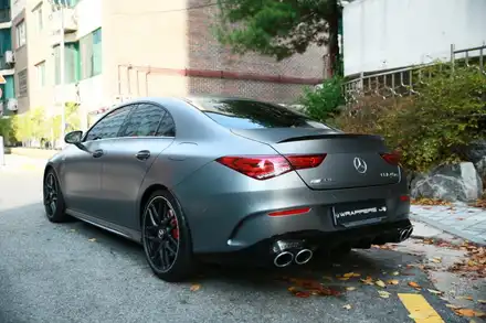 벤츠 CLA 45s 나이트패키지 서울 벤츠 크롬죽이기 크롬딜리트 / 서울 마포구 시공 사진