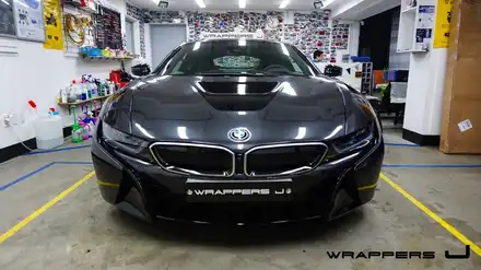 BMW i8 PPF : 부분PPF 본넷PPF 앞범버PPF 그릴랩핑 부분랩핑 / 서울 마포구 시공 사진