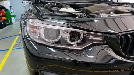 bmw 420d 라이트 필름 시공 / 서울 마포구 시공 사진