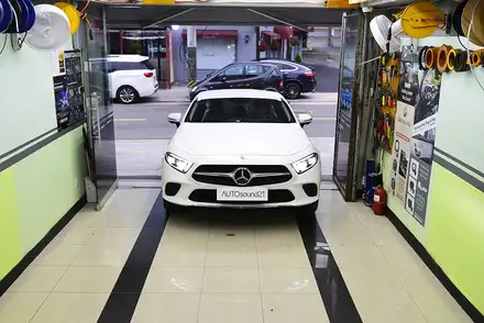 벤츠 New CLS 400d 2019년식▶ 100% 핸드메이드 스피커 DATASAT으로 앞뒤 좌석 모두 비교되지 않는 사운드를 청취하세요! / 서울 마포구 신수동 시공 사진