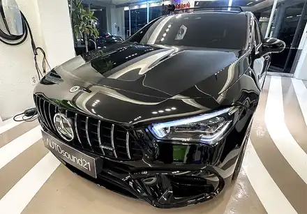 벤츠 CLA 45S AMG 2021년식▶ 자출 차량에 최고! 매치 62DSP + 매치 7ED 서브우퍼 장착으로 6채널 꽉채워 카오디오 튜닝 / 서울 마포구 시공 사진