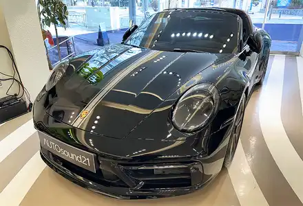 포르쉐 911 타르가 4 GTS 포르쉐 디자인 에디션 2023년식▶ 포칼 2웨이 스피커 + 헬릭스 V12 DSP 앰프 + GEN-V 광신호변환기 / 서울 마포구 시공 사진