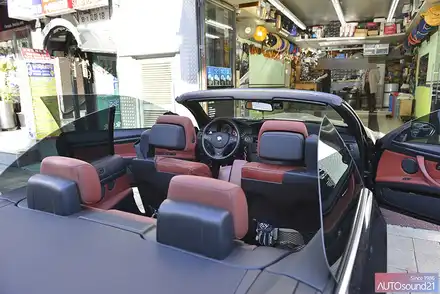 BMW M3 2013년식▶ 순정오디오에 사운드업 헤드켑만 달았을 뿐입니다. 사운드가 달라집니다. / 서울 마포구 신수동 시공 사진
