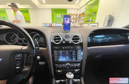 벤틀리 컨티넨탈 GT 2013년식▶ WTX-700 고음질 벤틀리 블루투스 + 하이브리드 파워켑 8F 장착 / 서울 마포구 신수동 시공 사진