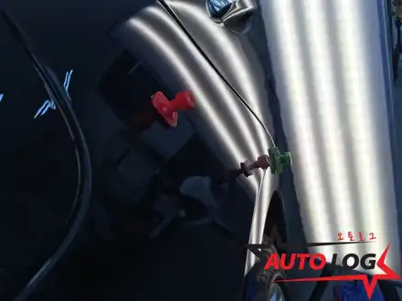 벤츠 S350D 조수석 뒤 휀다 문콕 찌그러짐 발생~~! 덴트로 해결~!! / 광주,전주,익산 시공 사진