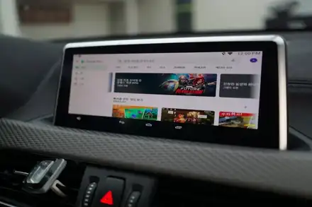 BMW X2 순정화면 연동 안드로이드 네비게이션 M2C 200A 설치하기! / 중랑, 동대문, 광진구, 성동구 시공 사진