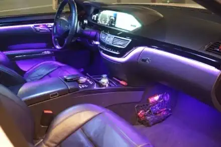 벤츠 W221 S63AMG 실내컨버전 풀시공!! 모니터부터 엠비언트까지 다 바꿨습니다 / 서울 중랑 시공 사진