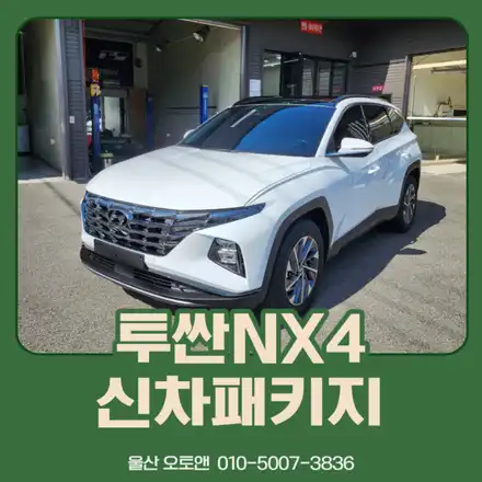 울산 투싼 NX4 가성비 좋은 신차패키지는 여기서! / 울산, 포항 시공 사진