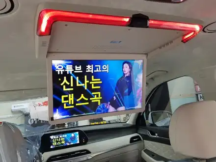 울산 팰리세이드 천장모니터 비클시네마 VC-173AD + 순정연동 인터페이스 + 팰리세이드 전동 사이드 스텝 작업 / 울산, 포항 시공 사진