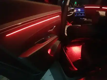 울산 엠비언트 투싼 NX4 DMX 엠비언트 기본세트+풋등+도어포켓 시공 / 울산, 포항 시공 사진