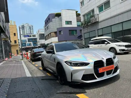 인천시 서구 / 비닐프로그 레인보우 마제스틱 화이트 전체랩핑 / BMW / M4 (G82) 시공 사진