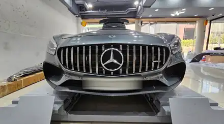 AMG GT GTR 바디킷으로 앞 / 뒤 개조를 하였습니다! [ AMG GTR 컨버전 서울 / 부산 튜닝샵] / 송파, 하남, 강동 시공 사진