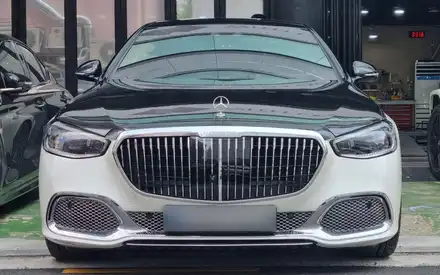 W223 S클래스 S400d 마이바흐 앞범퍼 / 투톤 - 듀오톤 랩핑 완료![ 부산 해운대 / 서울 송파 튜닝 ] / 송파, 하남, 강동 시공 사진