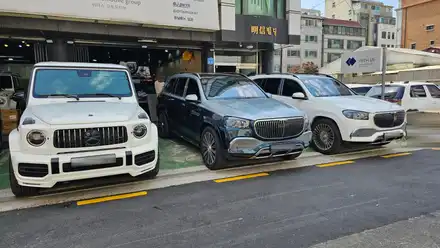 GLS 600 마이바흐 22인치에서 24인치 휠로 커스텀 제작하여 세팅을 하였습니다! [ 부산 / 서울 벤츠 튜닝샵 ] / 송파, 하남, 강동 시공 사진