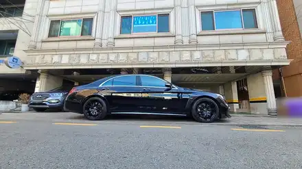 신형 S클래스 브라부스 튜닝, S63 AMG 차량에 카본 바디킷과 가변배기, 모노블럭 R 20인치 단조 휠까지 세팅되었습니다! / 서울 송파 시공 사진