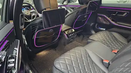 W223 신형 S클래스 마이바흐 시트백 - 엠비언트 연동 [ 서울 / 부산 S450 / S350d / S400d / S580 튜닝샵 ] / 서울 송파 시공 사진