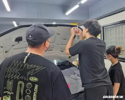 생활 PPF, 아우디 E트론 본넷, 앞범퍼 시공 / 서울 강서구 시공 사진