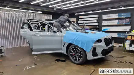 BMW X4 글라스틴트 선셋 인천 썬팅은 역시 비디브로스 / 인천, 부평, 부천 시공 사진