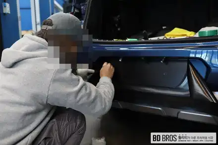 인천 랩핑 사고 후 뒷범퍼 3M 2080으로 시공! / 인천, 부평, 부천 시공 사진