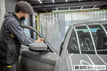 BMW 520i 버니나그레이 솔라가드퀀텀 작업후기 / 인천, 부평, 부천 시공 사진