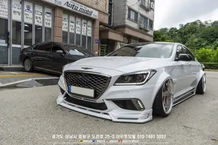 튜닝을 완성하는 기본기 성남 블락포디 비바그린 제네시스 G80 스포츠 / 성남시 중원구 도촌동 시공 사진