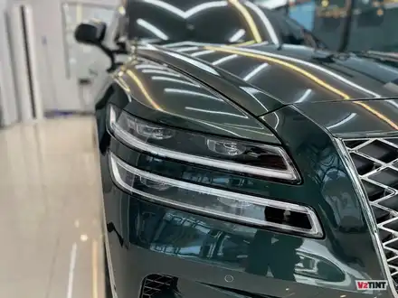 레인보우 V90 신차패키지. 제네시스 GV80 23MY 3.5T 6인승 카디프그린 / 화성, 동탄, 수원, 오산 시공 사진