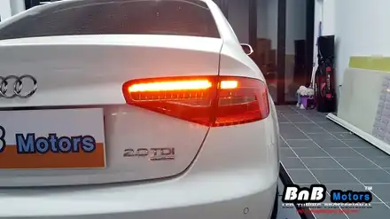 [거제 LED 튜닝] 아우디 A4 후방 테일램프 다이나믹 턴 시그널 장착 / 거제 연초면 시공 사진