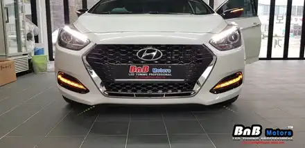 I40 신형개조차량에 EQ900 턴시그널 이식, 대형 LED 깜빡이의 위엄!! / 거제 연초면 시공 사진