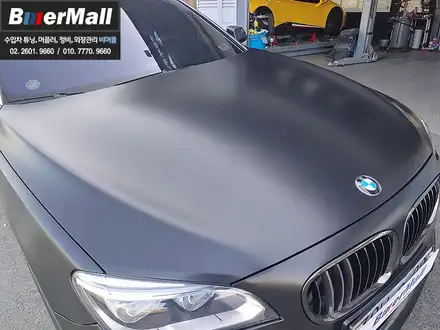 회원님의 \'BMW F02 760Li\' - 에이버리 사틴 블랙 전체랩핑 [비머몰 차량랩핑 작업사진 + 일산수입차랩핑 + 일산수입차스킨 + 일산BMW튜닝 + 일산BMW정비] / 일산서구 법곳동 시공 사진
