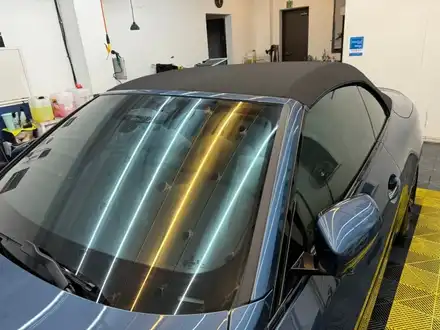 [BMW 420i] 소프트탑 석회물 제거, 광교 석회물 제거, 유막 제거 및 발수 코팅 / 수원 영통구 이의동 시공 사진
