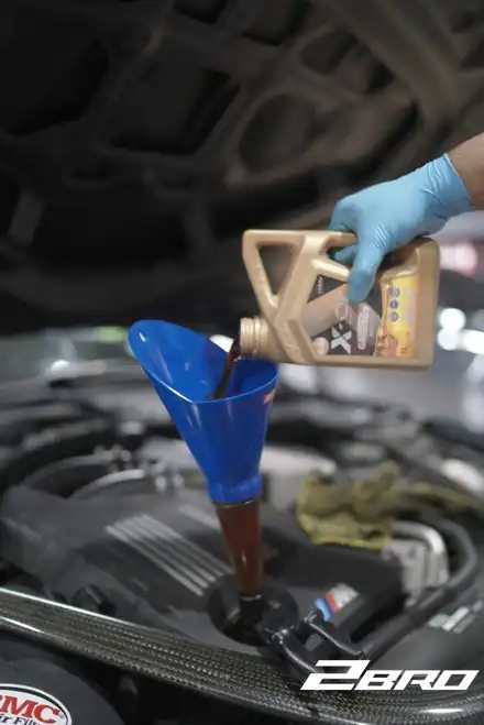 수원 화성 병점 동탄 오산 평택 송탄 엔진오일 합성유투브로모터스 BMW F80 M3 엑소루브 엑스오일 xoil 엔진오일 교환 / 화성 융건로 시공 사진