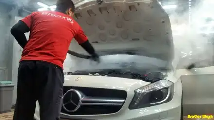 강서구 마곡 벤츠 A 클레스 AMG 디테일링 스팀손세차 / 서울 강서 시공 사진