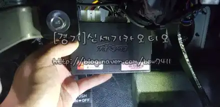 ※모하비마이키링크※[수원오산평택화성송탄 국산차및수입차네비게이션네비게이션매립블랙박스열차단썬팅순정오디오음질개선보조배터리접지와이드미러경보기카오디오에쿠스기어봉 ] / 평택 오산 안성 시공 사진