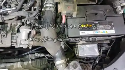 ※현대그랜져hg 엔진접지시공※      오산동탄송탄수원네비매립블랙박스경보기썬팅광각미러블랙박스보조밧데리세라믹코팅네비게이션수리 / 평택 오산 안성 시공 사진