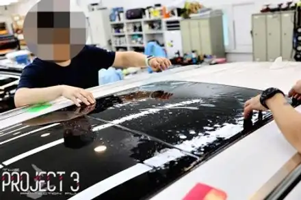 오너프로 순천점, 썬루프 열차단률 99% ppf 시공 / 전남 순천 시공 사진