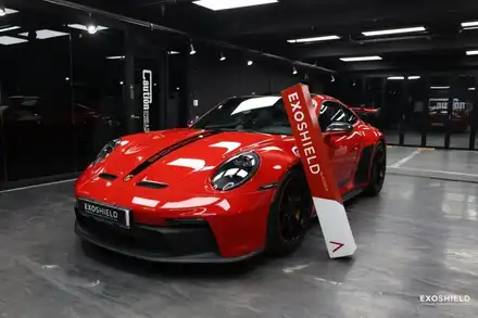 포르쉐 911 GT3 앞 유리 보호 / 엑소쉴드 GT3 윈드쉴드 /  스톤칩 방지 / 과천시 주암동 시공 사진