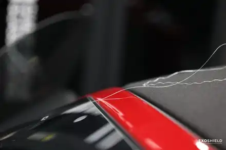 포르쉐 718 박스터 GTS 앞 유리 보호를 엑소쉴드 GT3 윈드쉴드로 시공 / 과천시 주암동 시공 사진