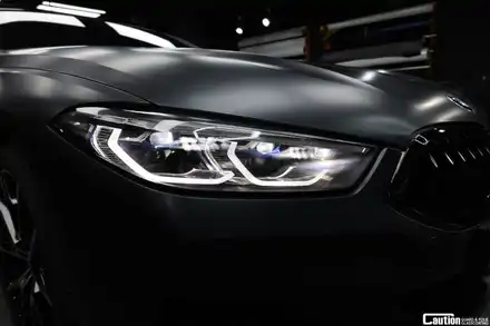 블루에서 KPMF 무광 마그네틱 블랙 / BMW 850i / 코션 래핑 / 과천시 주암동 시공 사진
