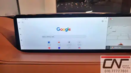 제네시스 G80 RG3 유튜브 및 넷플릭스를 시청하는법 스마트A200 / 대전 서구 시공 사진