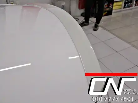 대전수입차스포일러 * 벤츠 SLK 200 리어스포일러 재장착 !! 완벽장착 시작~ / 대전 서구 가장동 시공 사진